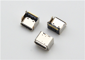 Type-C 16-pin female socket, board-mounted with a 2.5mm standoff height, 8.0mm length, and 4.05mm pitch